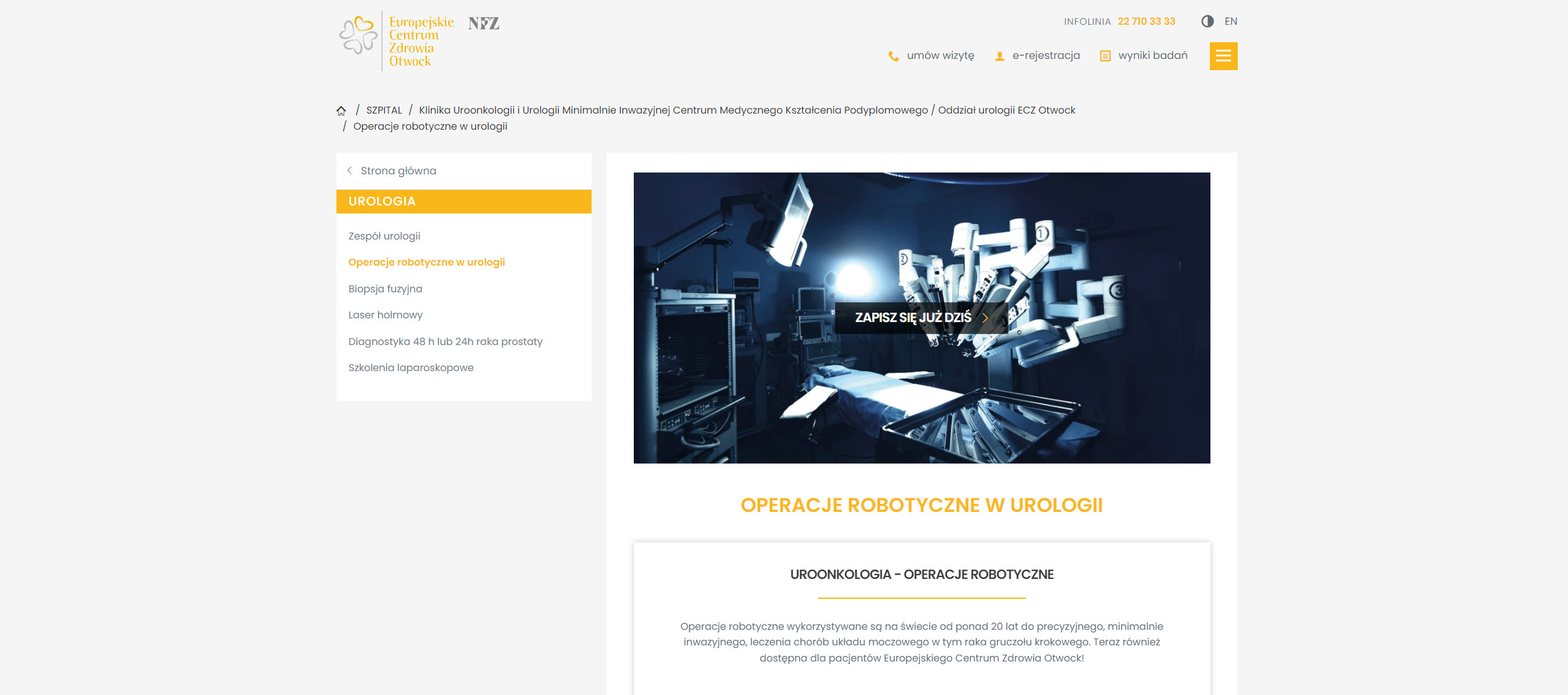 Na czym polega operacja prostaty z użyciem systemu da Vinci? Podstawowe informacje dla pacjentów