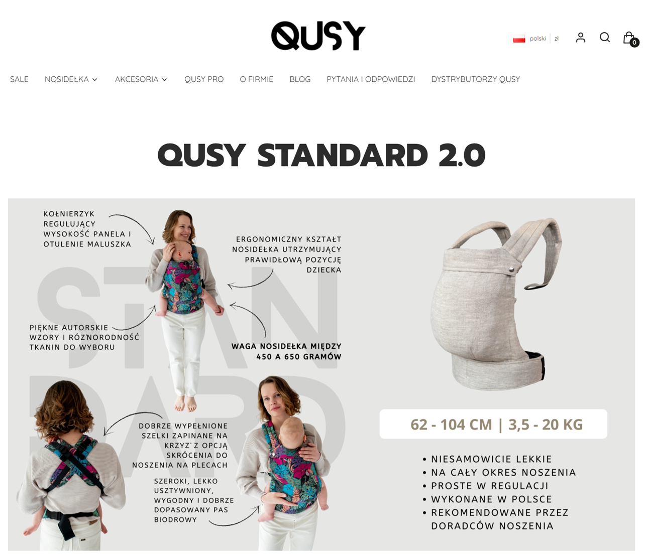 Nosidełko dla dziecka do 20 kg - rozwiązanie na dłużej