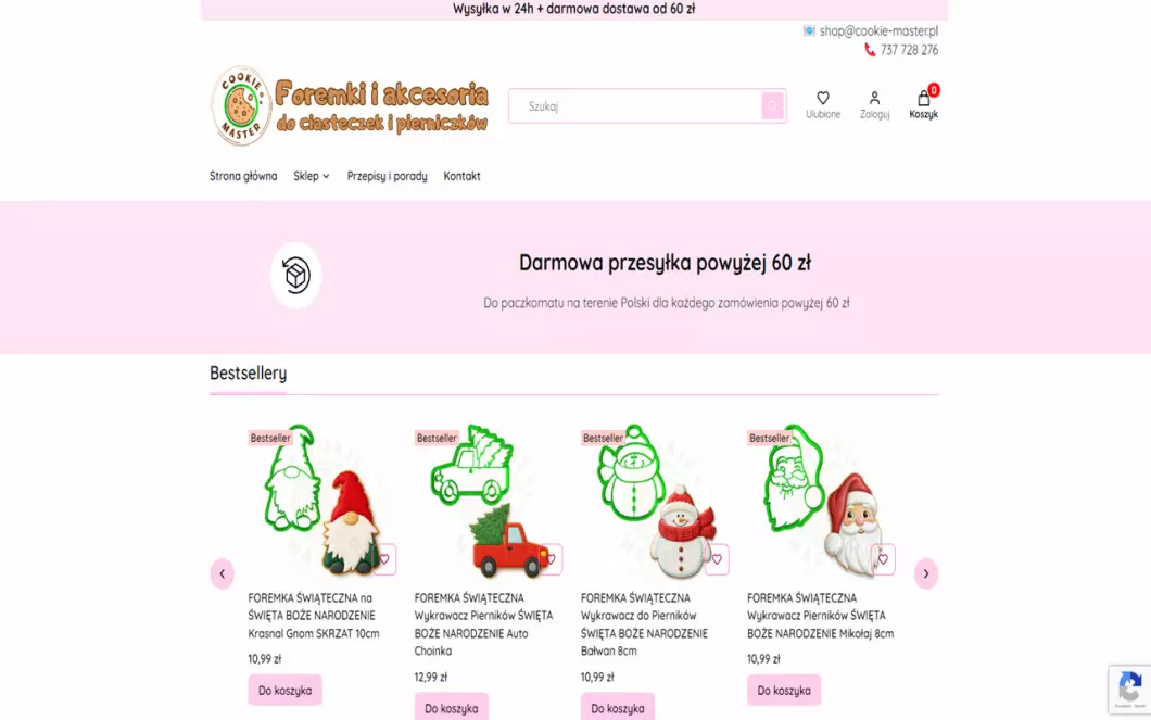Zrzut ekranu strony
